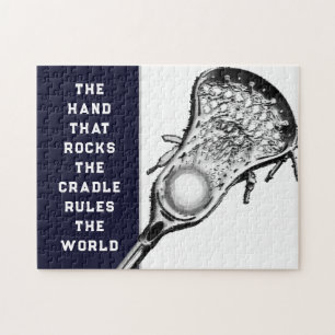 Lacrosse-Geschenke zur Belustigung Puzzle