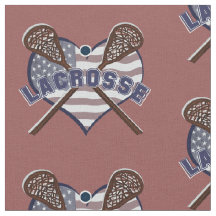 Lacrosse-Gewebe mit Herz-geformter Flagge