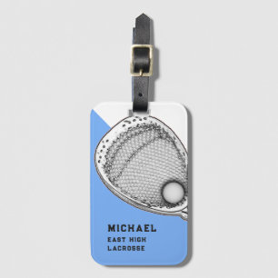 Lacrosse Goalie Gepäckanhänger