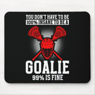 Lacrosse Goalie Lacrosse Gloves Stick Lax Goalie 1 Mousepad