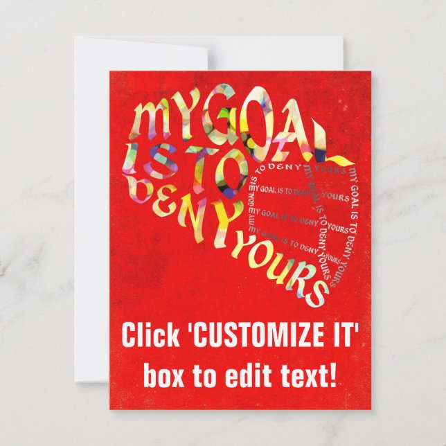 Lacrosse Goalie Mask Typografie (Vorderseite)