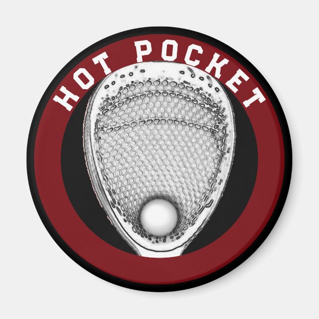 Lacrosse Goalie Novelty Gift Magnet (Vorne)