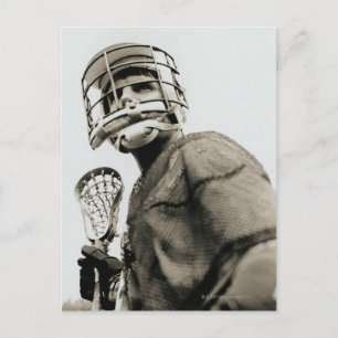 Lacrosse Goalkeeper Postkarte