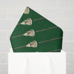 Lacrosse Green Sport-Taschentücher Seidenpapier