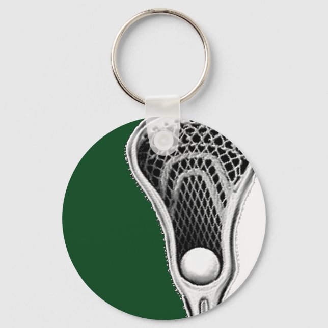Lacrosse Green Team Schlüsselanhänger (Vorderseite)