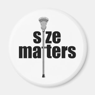 Lacrosse-Größen-Angelegenheiten Magnet