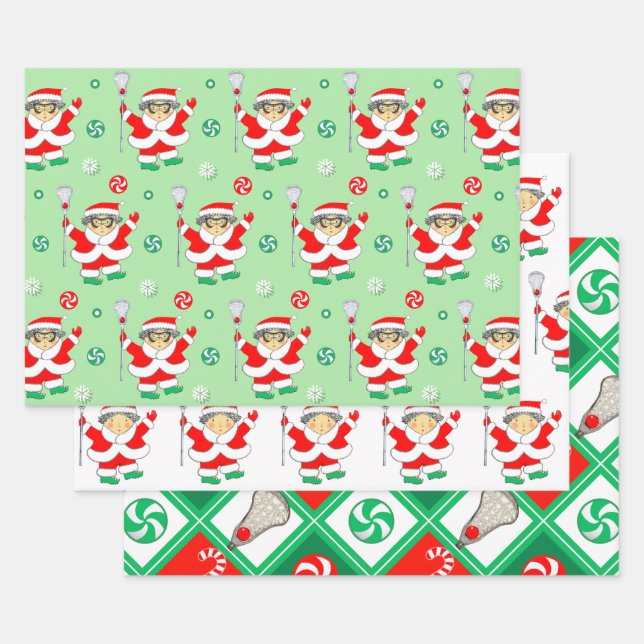 Lacrosse Holiday Geschenkpapier Set (Set)