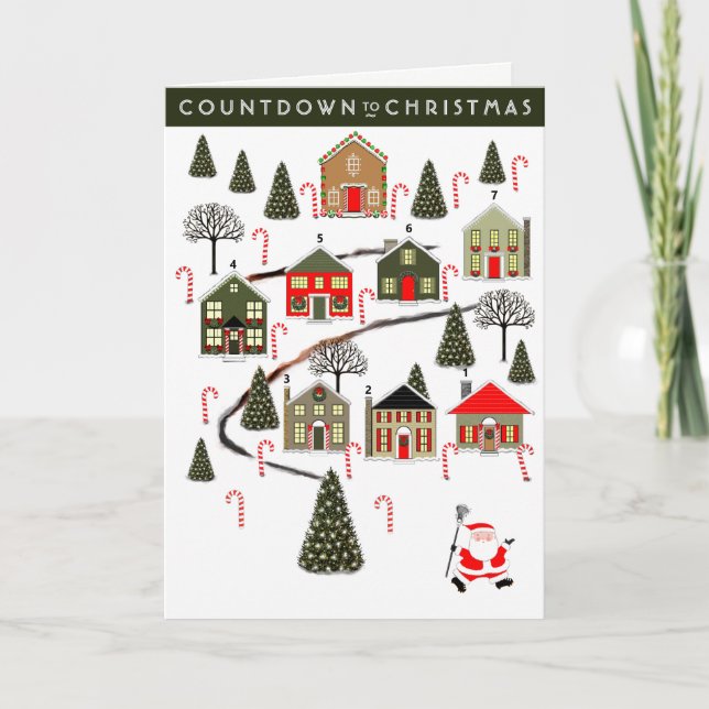 Lacrosse Holiday Weihnachtskarten Feiertagskarte (Vorderseite)