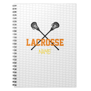 Lacrosse Individuelle Name Team Colors Notizblock