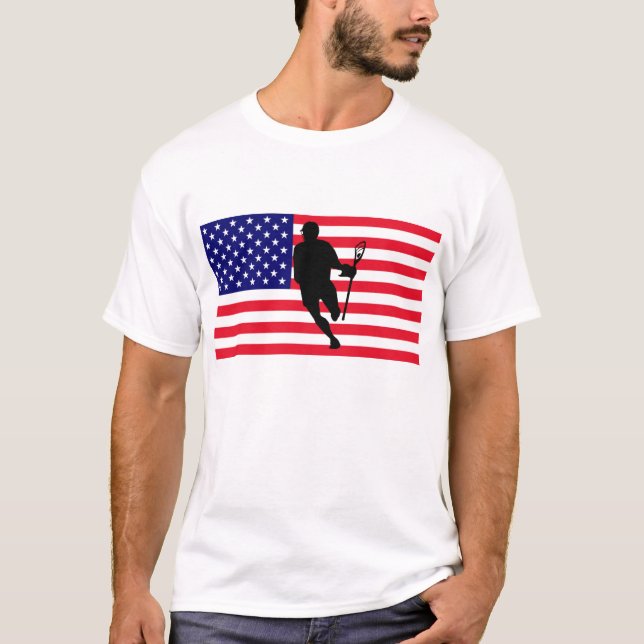 Lacrosse IRock Amerika T - Shirt (Vorderseite)