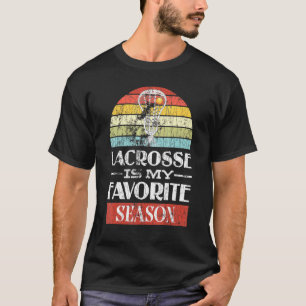 Lacrosse ist mein Lieblingssaison-Player-Coach-Gra T-Shirt