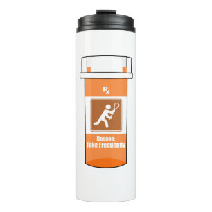 Lacrosse ist mein Medikament Thermosbecher