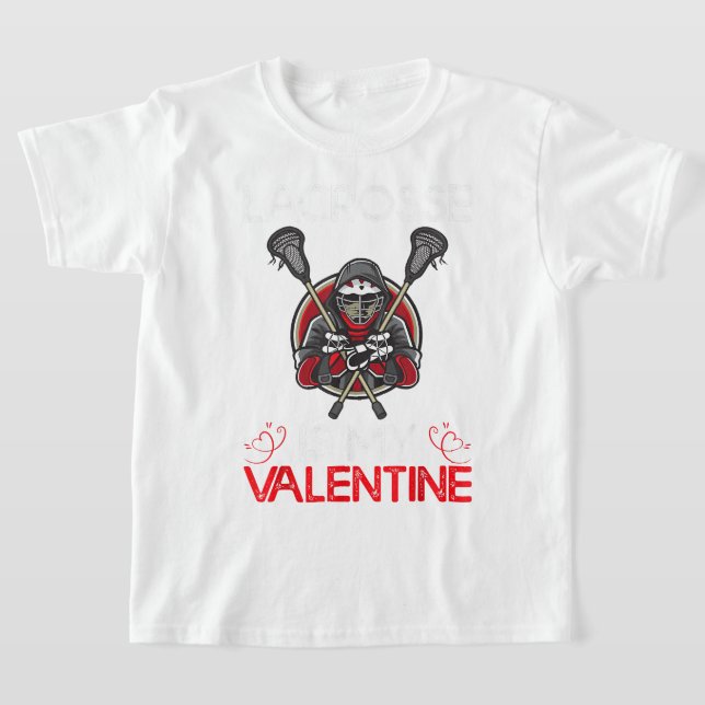 Lacrosse ist mein Valentinstag Lacrosse Valentinst T-Shirt (Ablage )