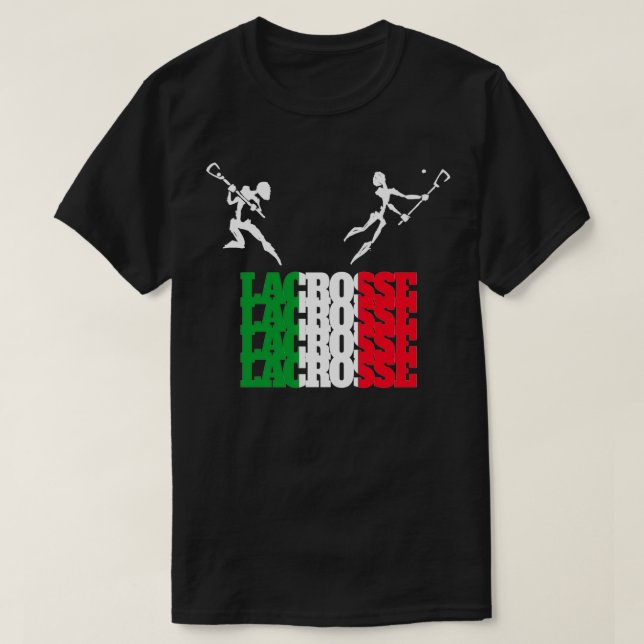 Lacrosse Italien Lacrosse T-Shirt (Design vorne)