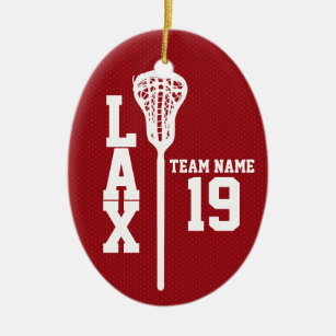 Lacrosse Jersey mit Foto-Rot Keramikornament