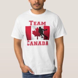 Lacrosse-kanadisches Flaggen-Team Kanada T-Shirt