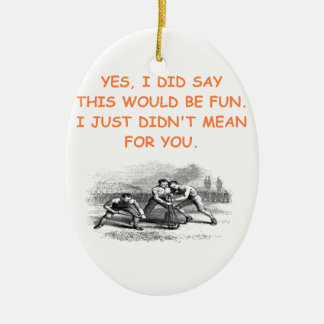 Lacrosse Keramikornament