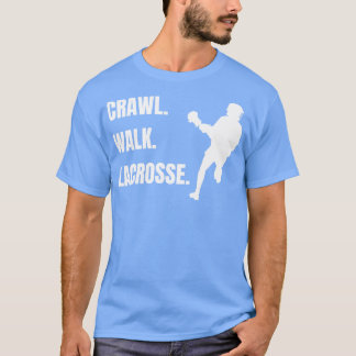Lacrosse Kids Walk Lacrosse Boys Girls T-Shirt