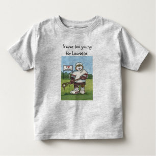 Lacrosse-Kleinkind-Shirt Kleinkind T-shirt