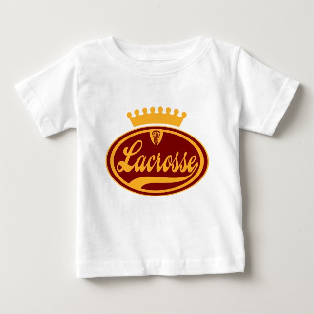 Lacrosse-Krone Baby T-shirt (Vorderseite)