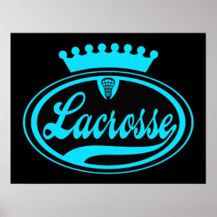 Lacrosse-Kronenplakat Poster