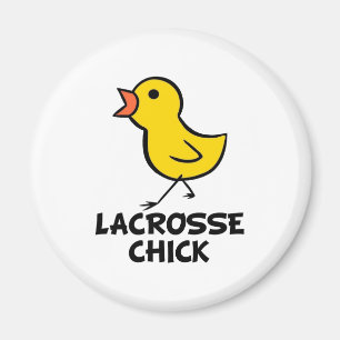 Lacrosse-Küken-Magnet Magnet