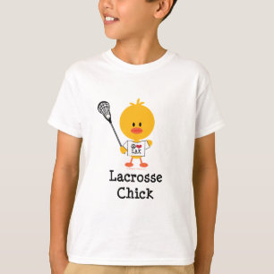 Lacrosse-Küken scherzt T - Shirt
