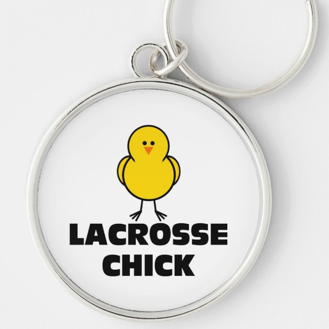Lacrosse-Küken Schlüsselanhänger (Vorne)