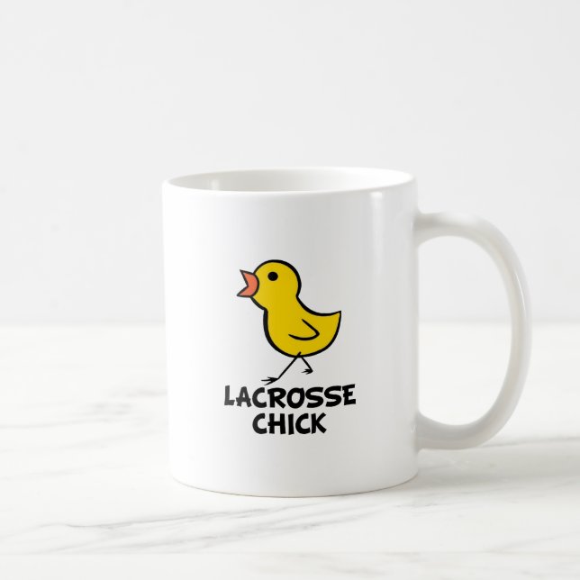 Lacrosse-Küken-Tasse Tasse (Rechts)
