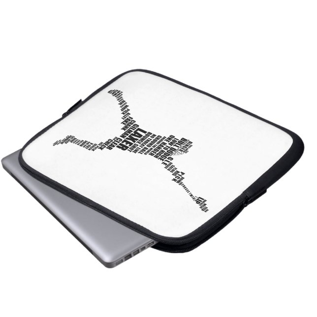Lacrosse Laptop Sleeve (Vorne Knopf)