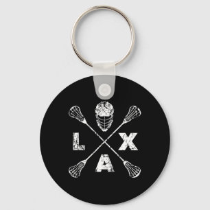 Lacrosse Lax Cross Axis Schlüsselanhänger