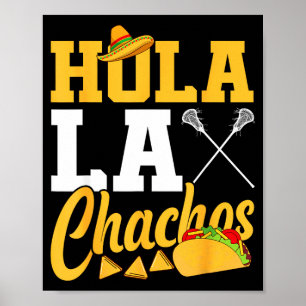 Lacrosse lax mexikanisch cinco de mayo hola laxcha poster