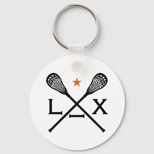 Lacrosse Lax Schlüsselanhänger (Vorderseite)