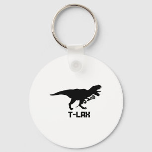 Lacrosse Lax T-rex Dinosaur Männer Frauen Jugendge Schlüsselanhänger