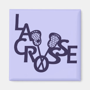 Lacrosse Letters Magnet