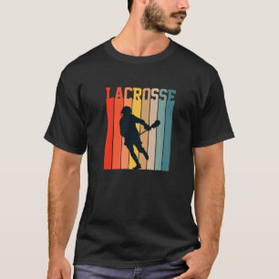 Lacrosse Liebe Lax Sportteams trainieren Retro T-Shirt