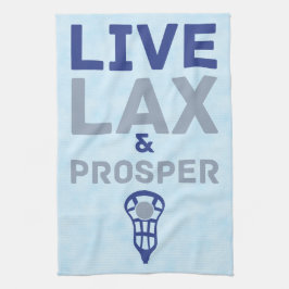 Lacrosse Live LAX und Prosper Geschirrtuch