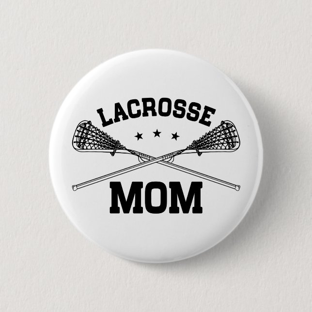 Lacrosse-Mama Button (Vorderseite)