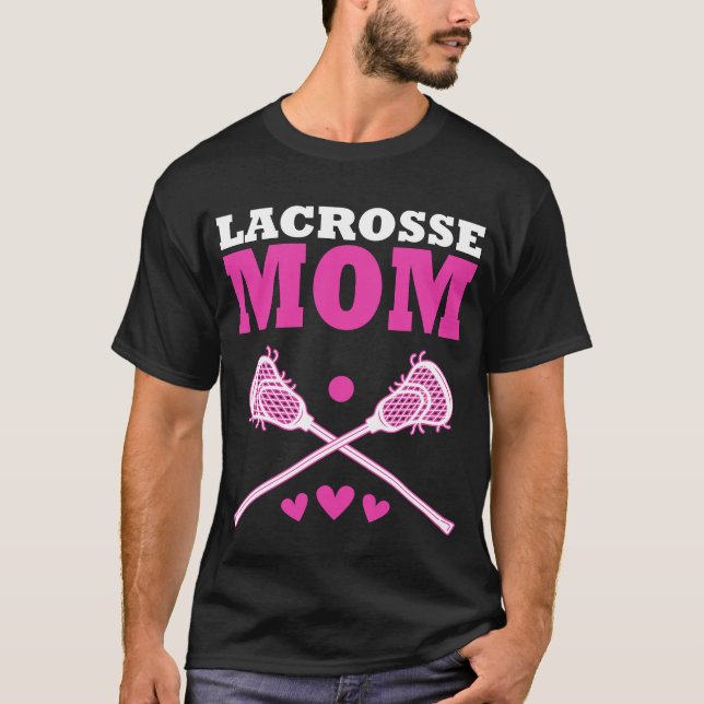 Lacrosse-Mama-Geschenk T-Shirt (Vorderseite)