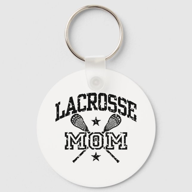 Lacrosse-Mama Schlüsselanhänger (Vorderseite)