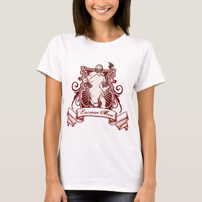 Lacrosse-Mama T-Shirt (Vorderseite)