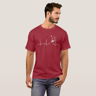 LACROSSE-MANN-HERZSCHLAG T-Shirt