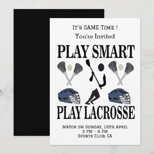Lacrosse-Mannschaftssportarten Einladung