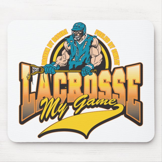Lacrosse mein Spiel Mousepad (Vorne)