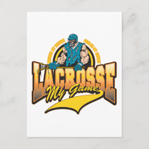 Lacrosse Mein Spiel Postkarte
