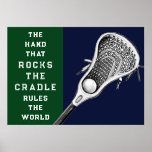 Lacrosse-Motivationsposter für den Sport Poster