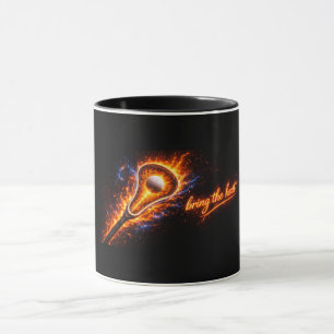 Lacrosse-Muffelwrap – „Bring the Heat“ Feuer Sport Tasse