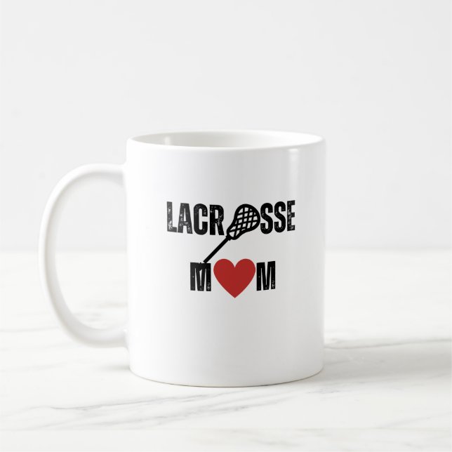 Lacrosse-Mutter Kaffeetasse (Links)