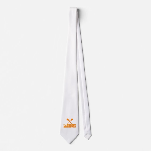 Lacrosse-Orange Krawatte (Vorderseite)