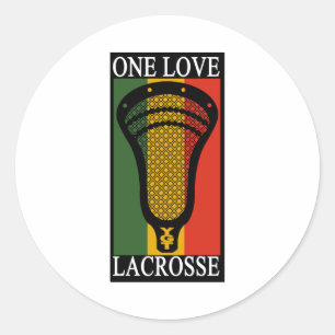 Lacrosse-Parodie OneLove Aufkleber